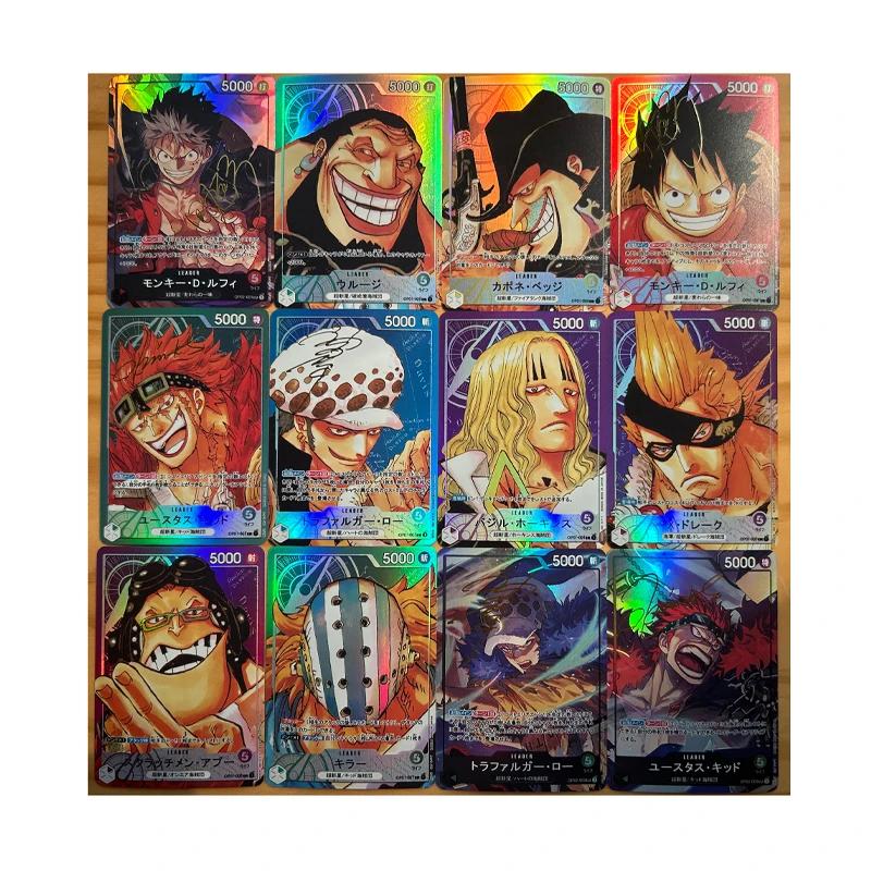 One Piece DIY Обезьяна Ророноа Зоро Д. Луффи Самоконтроль Коллекционирование Подпись Торговая Флэш-карта Аниме Мультфильм Милый Подарок 63*88мм
