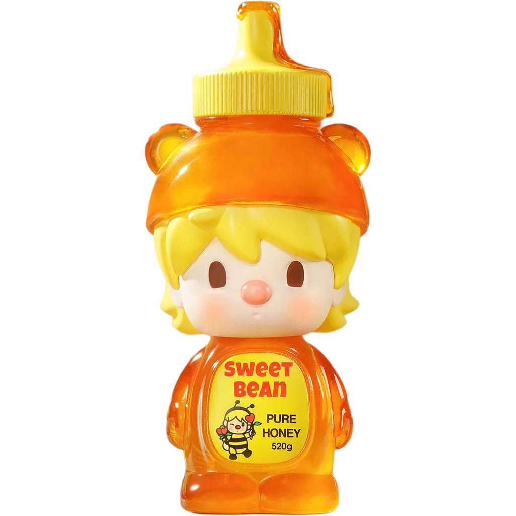 New POP MART Little Sweet Bean Bear Honey Fat Trendy Figures PPMT-2405-0002