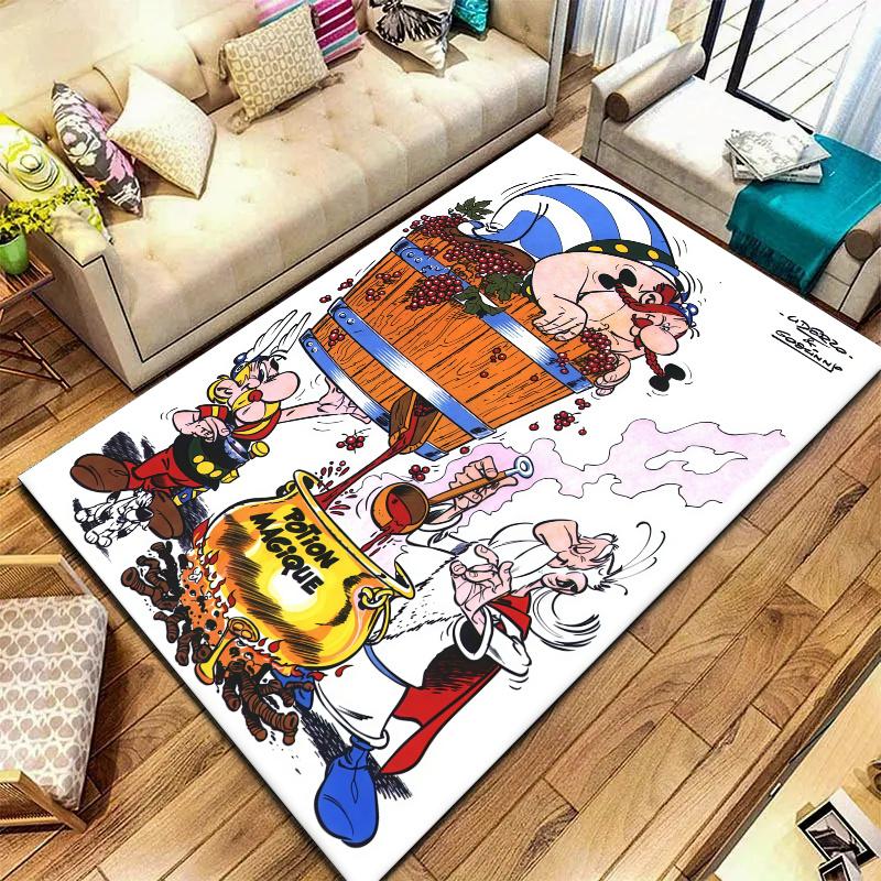 Asterix Carpet Rug for Living Room Bedroom Home Sofa Decoration,Kids play Nonslip Floor Mat