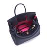 2025 New Gold Button Pastel Block Inner Leather Handbag Classic Fashion Women's Cowhide Shoulder Bag
