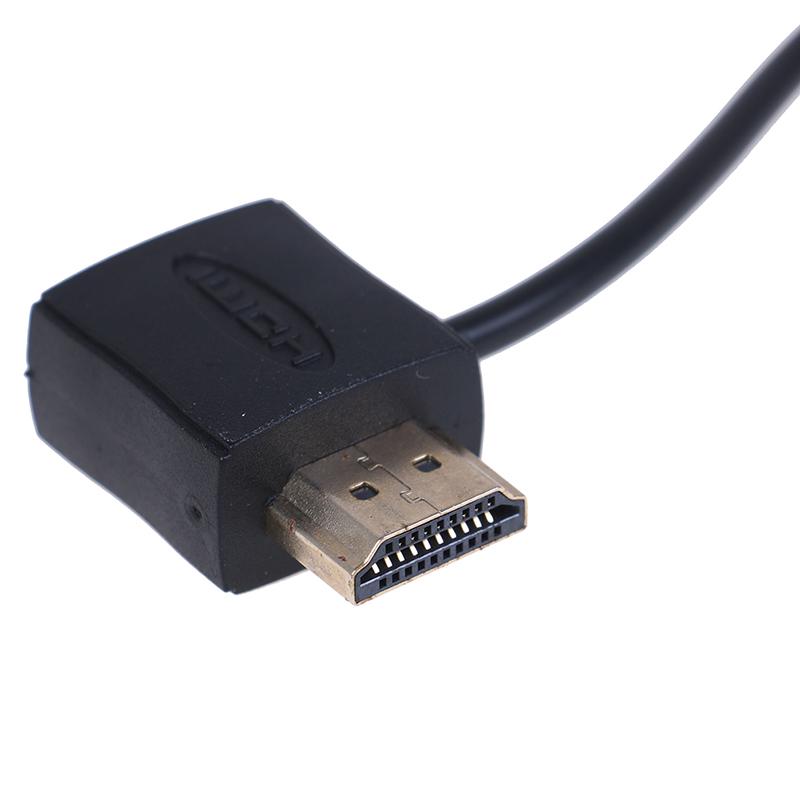 50 см USB 2.0 HDMI папа-мама адаптер удлинитель кабель с разъемом питания