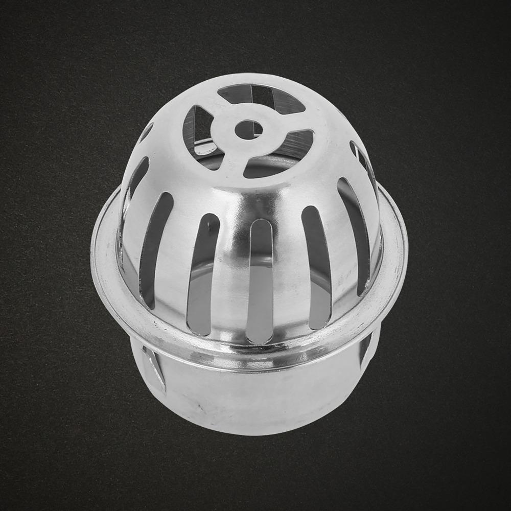 304 Stainless Steel Gutter Guard Filter Round Shape Downspout Strainer Drain Cover Bathroom