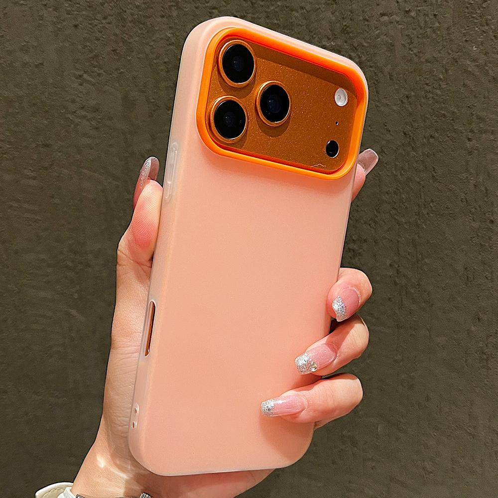 Luxury Candy Color 2 in 1 Matte Phone Case For 17 Pro Max 16 15 14 13 12 11 Pro Max Plus Air Shockproof Bumper Back Cover
