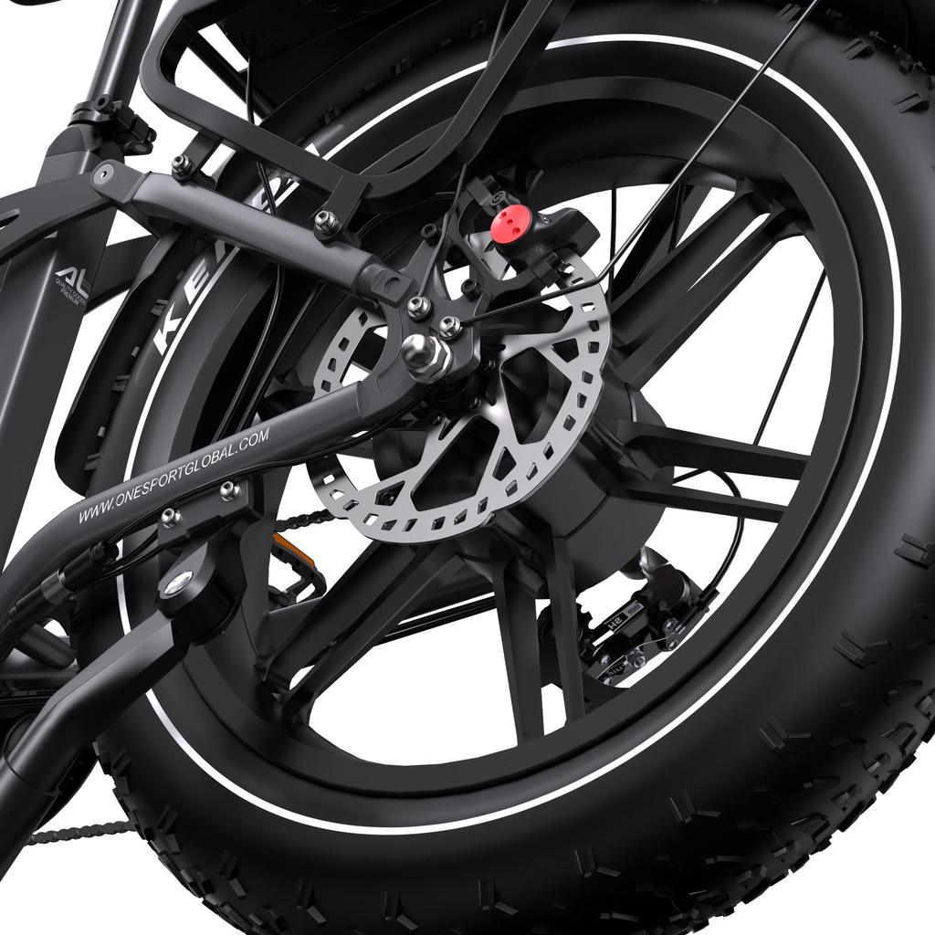 ONESPORT OT08Pro Взрослый Электровелосипед Мотор 500 Вт 48В36Ач Двойная Батарея Горный Внедорожный Электрический Велосипед 20 Дюймов Толстые Шины Электровелосипед