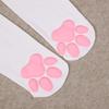 3D Black Silk Over-the-Knee Japanese Anime Cat Paw Socks