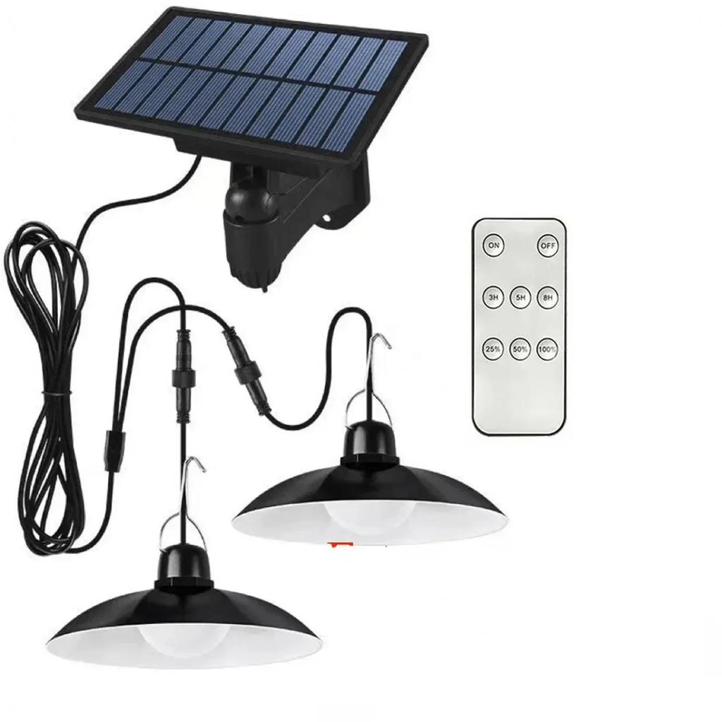 Модернизированный солнечный уличный светильник 8800 мАч с двойной головкой 112 светодиодный датчик движения водонепроницаемый солнечный навес для двора, сада, гаража