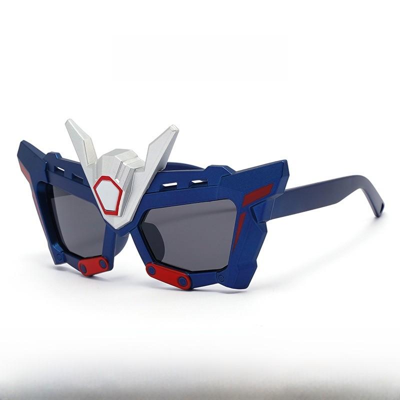 Childrens Cartoon Mecha Warrior Sunglasses With Polarized Uv400 Protection For Outdoor Play And Fashion