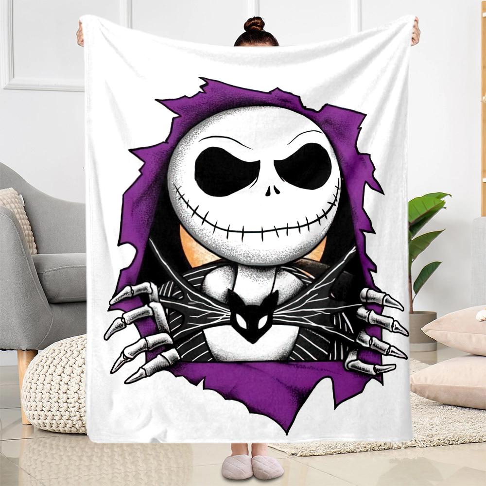 Christmas Nightmare Blanket Soft & Cozy Suitable for Picnics Bed Office Chair for All Seasons Modern Best Holiday Gift for Friends Family