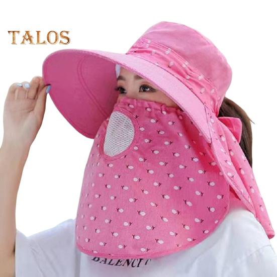 Женская солнцезащитная шляпа, однотонная, с большими полями, для защиты лица, дышащая, блокирующая УФ-излучение, чайная шляпа