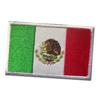 Mexico Flag Patch Exquisite Sewing Embroidered Iron On Patches for Clothes Pants Jackets Backpacks