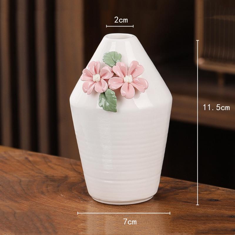 Мини-ваза, керамическая ваза, тисненый цветок, фарфор, ручная работа, цветочная композиция, аксессуары, гидропоника, террариум, украшение дома