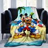 1pc, Disney Friends Beach Adventure Blanket, Seasonal Universal, Home Decor, Blanket, Soft Flannel Throw Blanket, Versatile & Cozy for Bedroom, Living