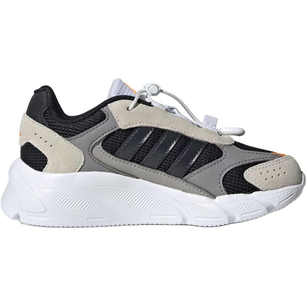 Adidas Crazy Chaos 2000 Mesh Comfortable Fashion Durable Breathable Low Top Casual Shoes Kids Sneaker Gray Black IH0913