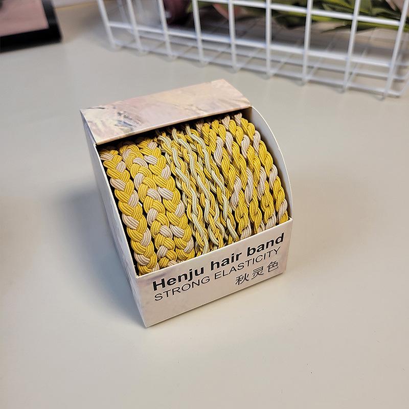 Высокоэластичные женские толстые бесшовные резинки для волос - прочный корейский стиль