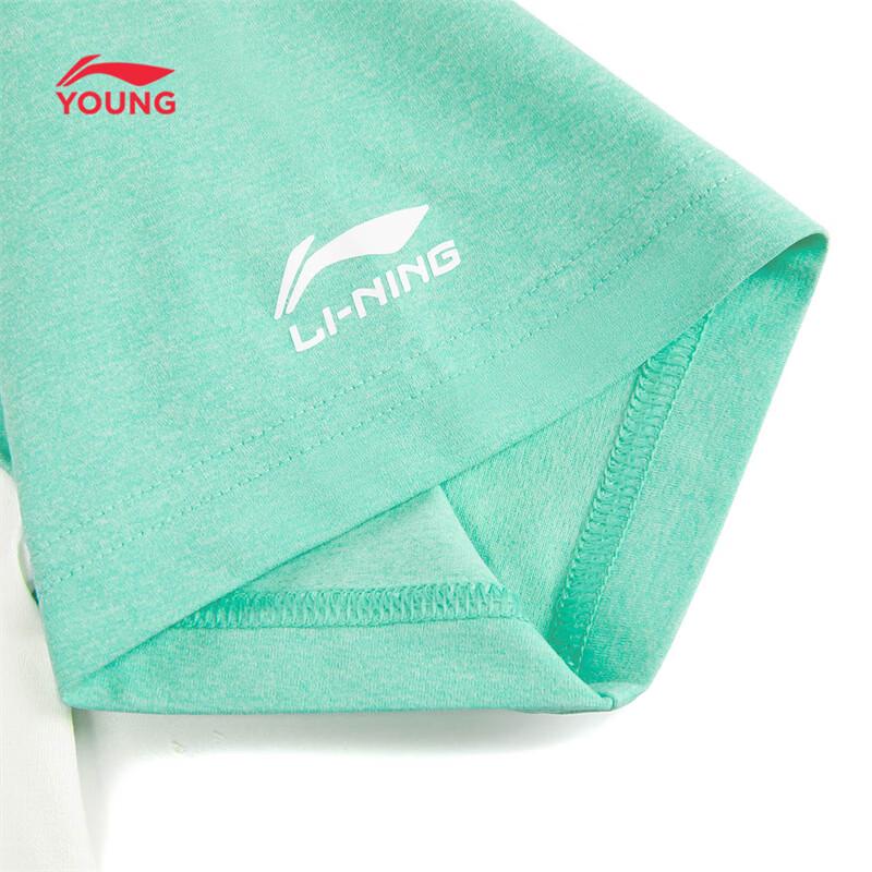Li-Ning Мальчишеская быстросохнущая футболка с коротким рукавом