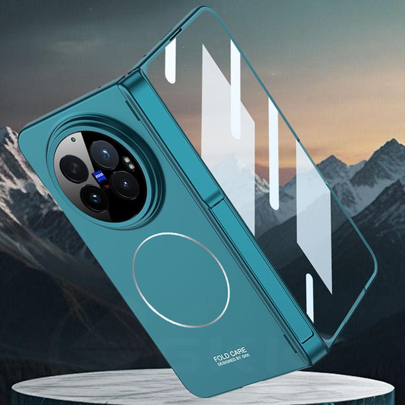 Magnetic Hinge Armor Holder Case for Vivo X Fold 6 5 Front Screen Glass All-included Plastic Matte Cover for Vivo X Fold 6 Case