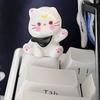3D механические клавиатуры Креативные мультяшные головы кошек Игровые клавиатуры Колпачки для клавиш для офисного снятия стресса