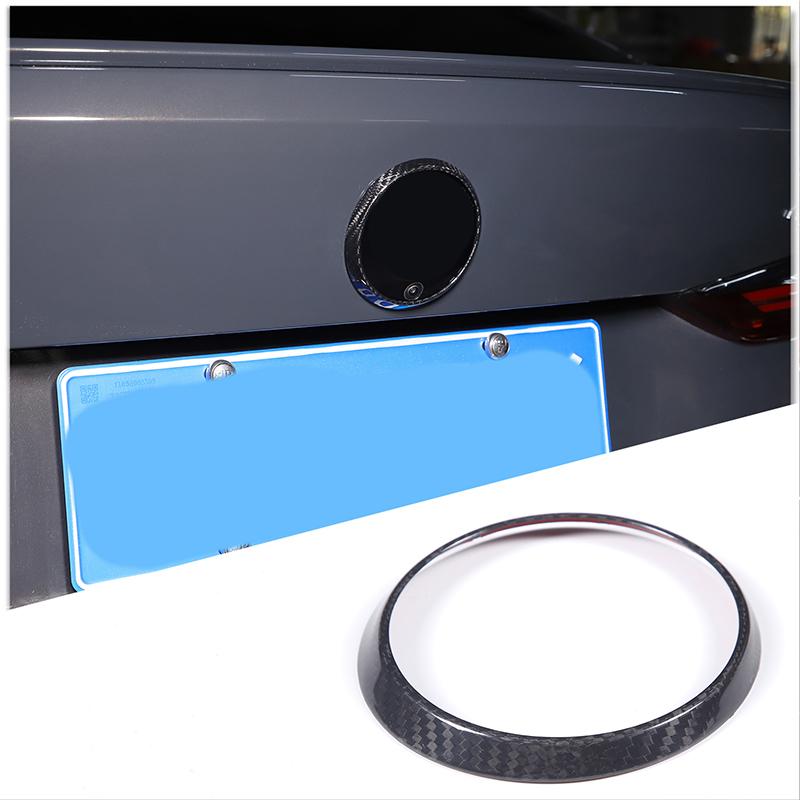 Настоящее углеродное волокно, кольцо для заднего значка автомобиля, рамка с логотипом, декоративная накладка для BMW 4 серии G22 G23 G26 2022, авто
