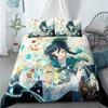 Genshin Impact Bedding Set Game Print Duvet Cover Quilt Soft Duvet Cover Sets Home Textile Queen King Size Girl Kids Room Decor