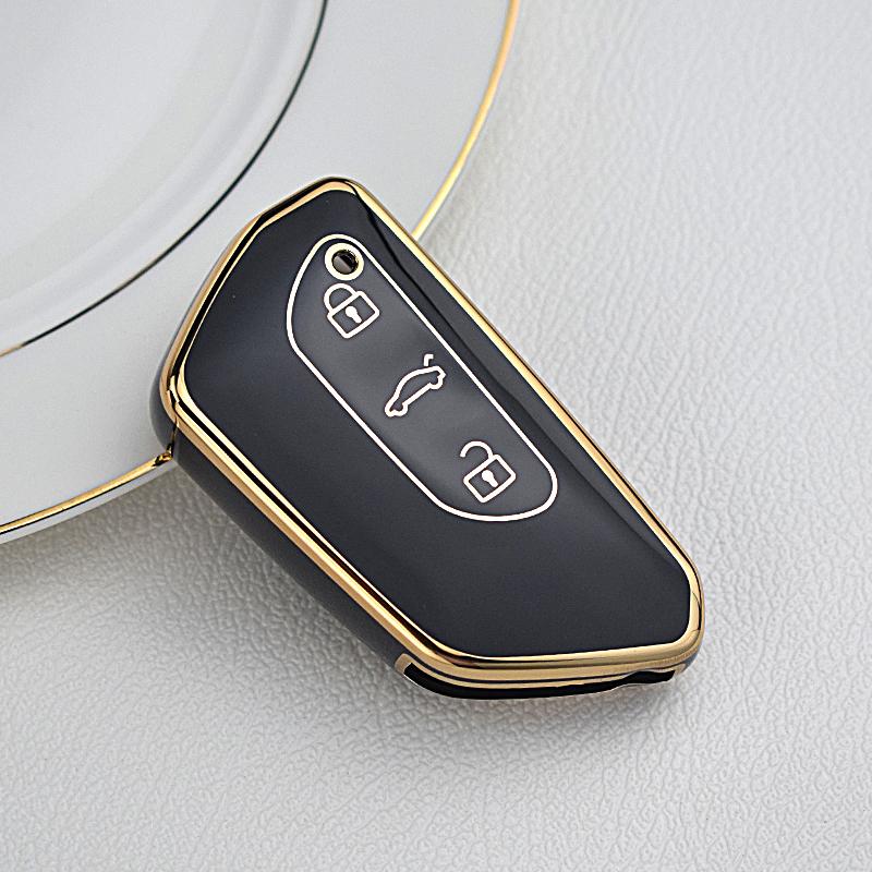 Чехол для дистанционного ключа из ТПУ для автомобиля, брелок для VW Volkswagen Golf 8 2020, Skoda Octavia A8 2021, защитные аксессуары для SEAT Leon MK4