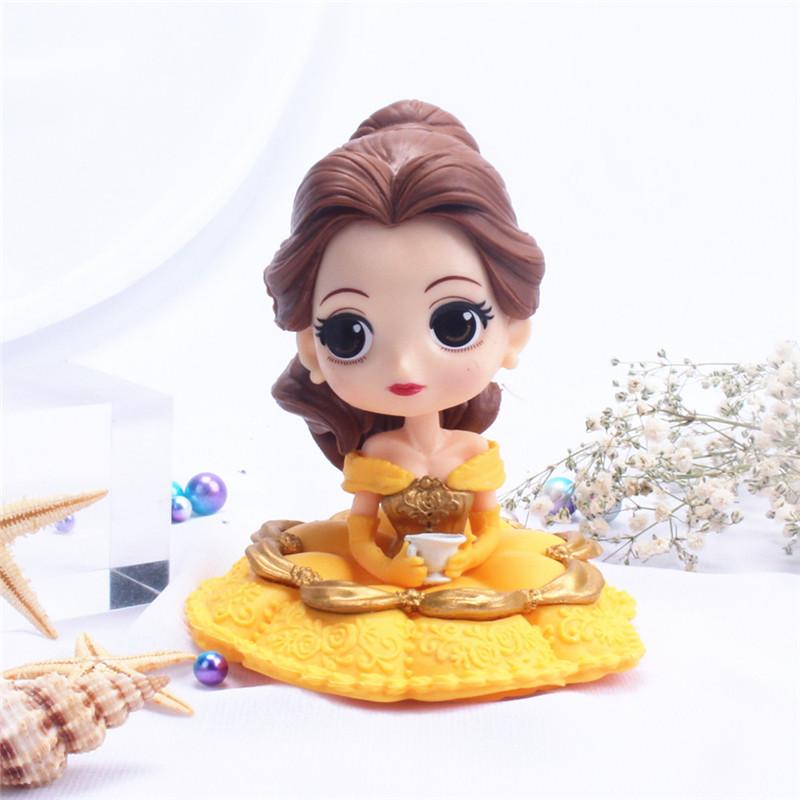 Princess Ariel Rapunzel Cinderella Mermaid Anna Elsa Belle Sofia Snow White Mulan The Little Mermaid Figure Toys Kid Gift