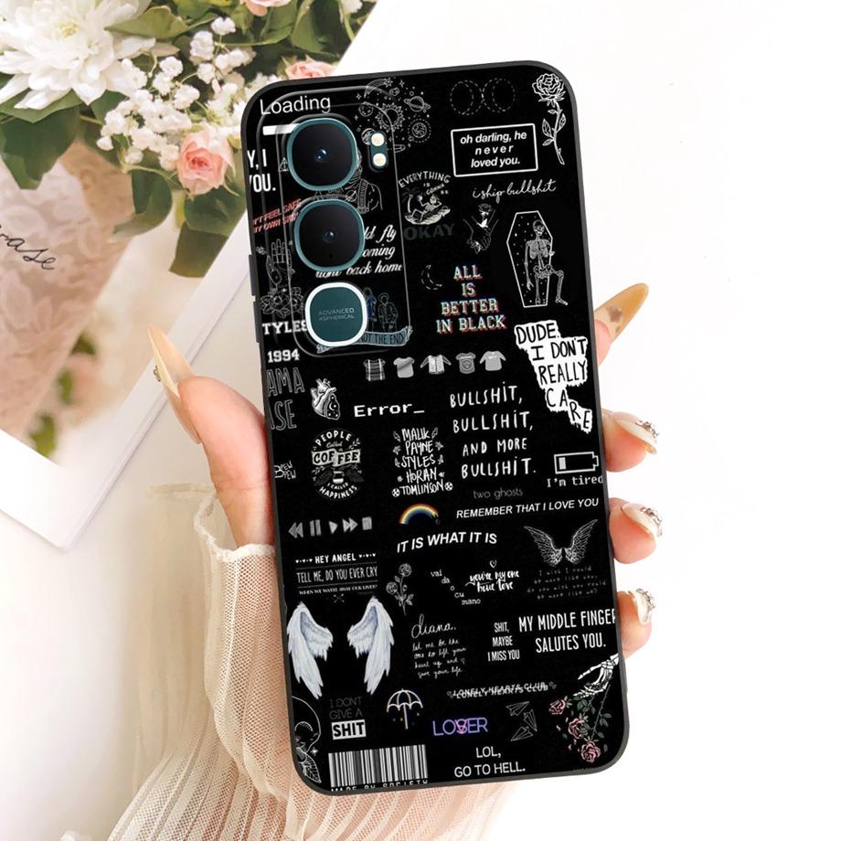 Чехол для телефона 'Бабочка Любовь Сердце Бант' для Vivo Y31 2025 V2521 Задняя крышка для Vivo Y21d Y31 2021 VivoY31 Мягкий с защитой камеры Funda