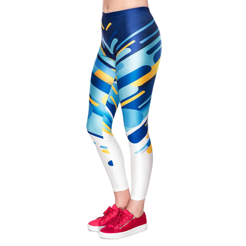 autumn new Yoga Pants Women Flower High Waist Sports Leggings Girl Tights Push Up Trainer Running Trousers Workout Tummy Control
