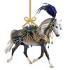 Санта-Лошадь Рождественский Подвесной Кулон 2D Плоский Акриловый Подвеска-Лошадка для Автомобиля Новогодние Брелоки для Подарочного Мешка Украшение для Рождественской Елки