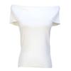 French Off-the-Shoulder Knitted Top for Women - 2025 Spring/Summer Fashion