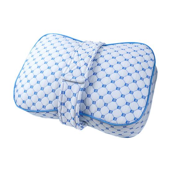 3D Стеганая подушка для ног с регулируемым ремешком Пена с эффектом памяти Наполнитель из ПП хлопка Корректирующая подушка для поддержки ног Сотовая стеганая подушка-разделитель для ног