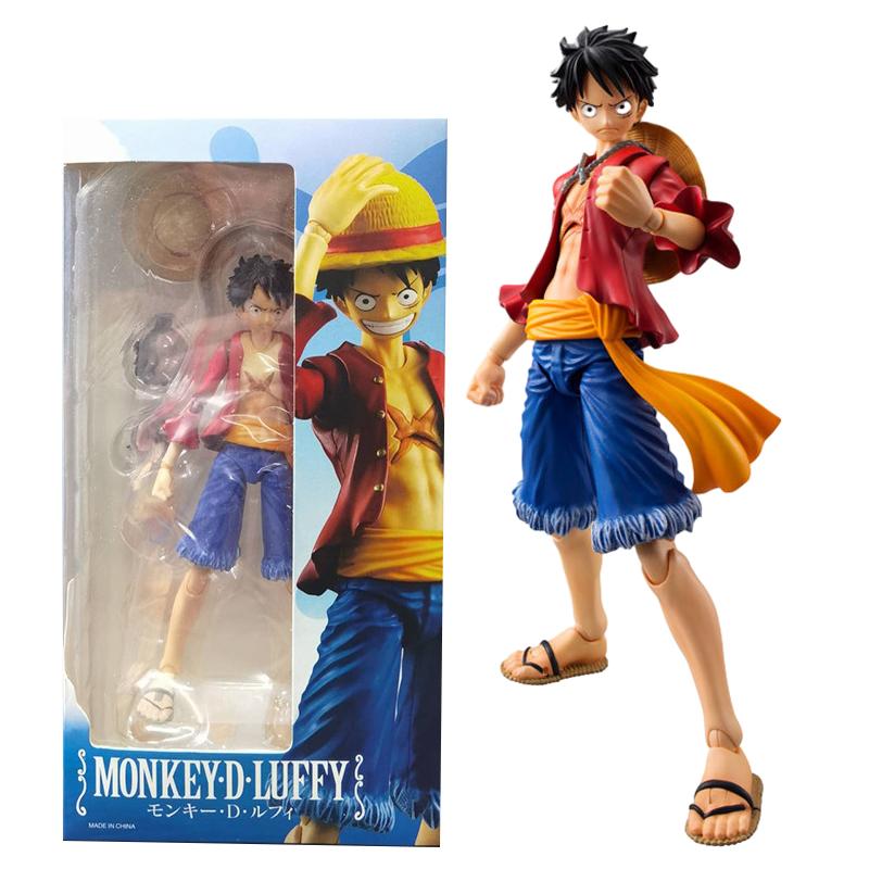 17 см Аниме Фигурки One Piece Соломенная Шляпа Монки Д. Луффи Разборная Артикулированная Фигурка Луффи Коллекционная Модель Украшения Игрушки