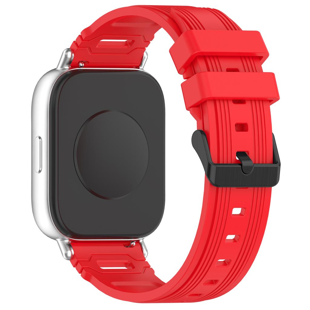 22mm Universal Silicone Watch Band For Huawei Watch GT 5 Pro 46mm/GT 5 46mm/GT 4 46mm Vertical Stripes Strap