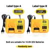 Зарядное устройство для литиевых аккумуляторов DCB112 2A для Dewalt 10.8V 12V 14.4V 18V 20V DCB206 DCB205 DCB204 DCB203 DCB120,DCB107 DCB115 DCB105