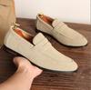 Fashion Men'S Casual Shoes Suede Pu Leather Mens Slip-On Light Comfortable Driving Loafers Moccasins Men Party Wedding Flat