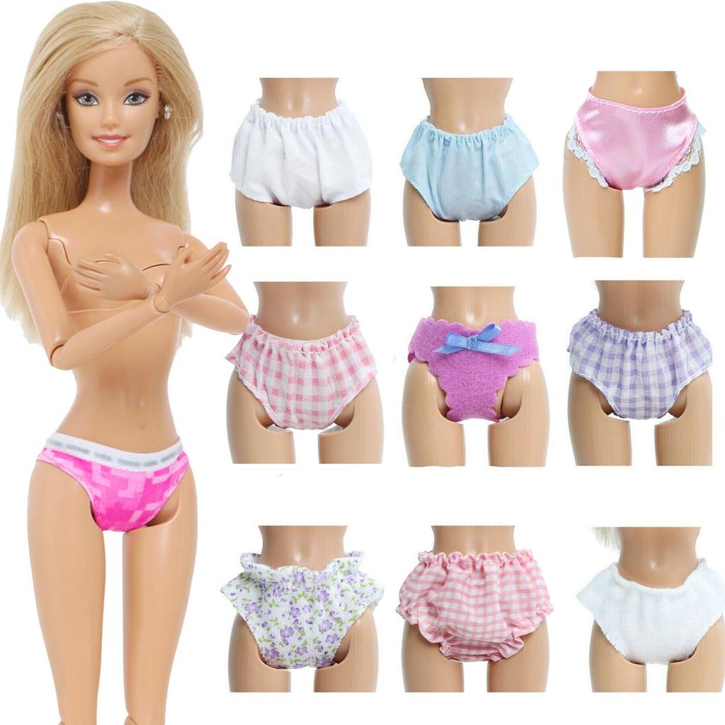 11,5-дюймовые кукольные трусики, аксессуары, милые трусы, нижнее белье для кукол, одежда для кукольного домика для Барби, 1/6 куклы, игрушки для девочек