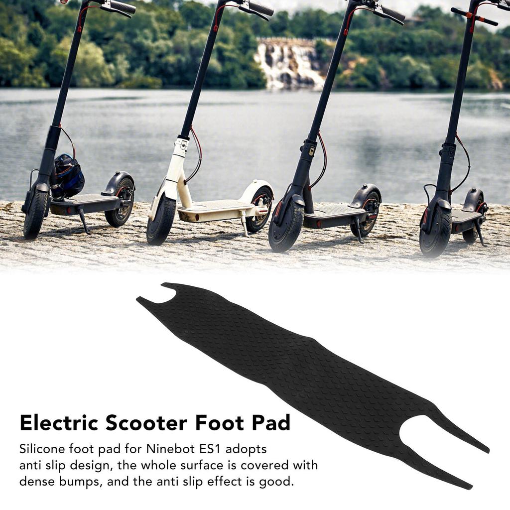 Силиконовая подкладка для ног электросамоката, коврик для ног, наклейка, клейкая накладка на педаль, запасная часть для Ninebot ES1