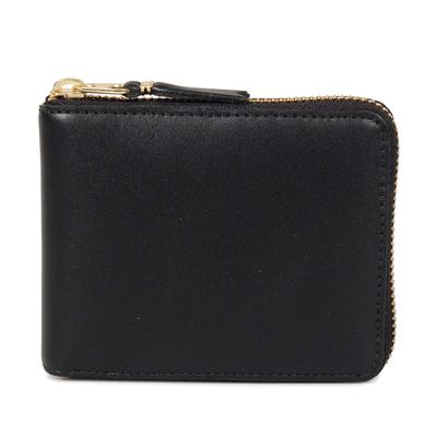 Des CLASSIC WALLET Comme des Garcons Wallet Bifold Round Zipper Genuine Leather Black SA7100 [Comme Garcons] Мужской Женский [Товар]