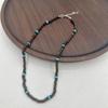 Boho Turquoises Beaded Necklace Jewelry Accessories Wooden Choker Sweet Coconut Shell Necklace  Men