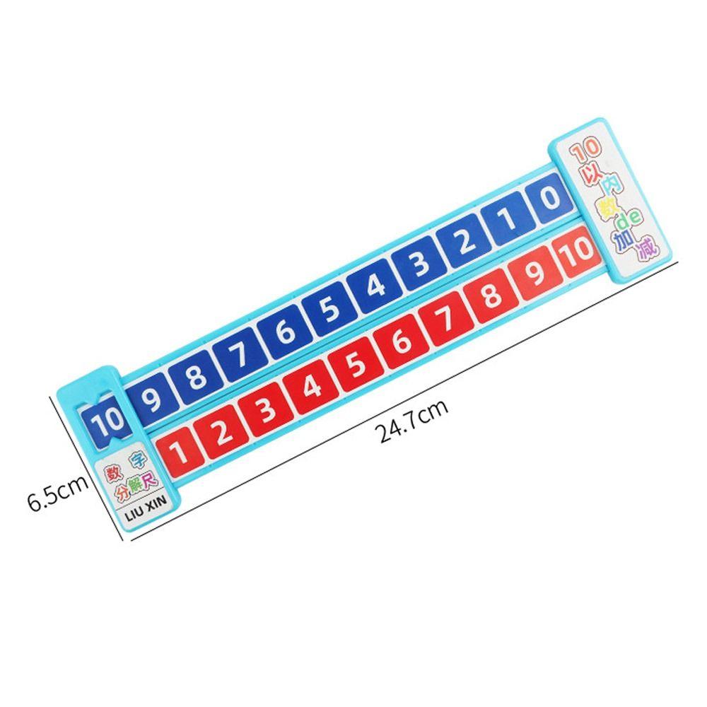Within 20 Math Decomposition Ruler Plastic Addition Ruler Subtraction Ruler  School Supplies