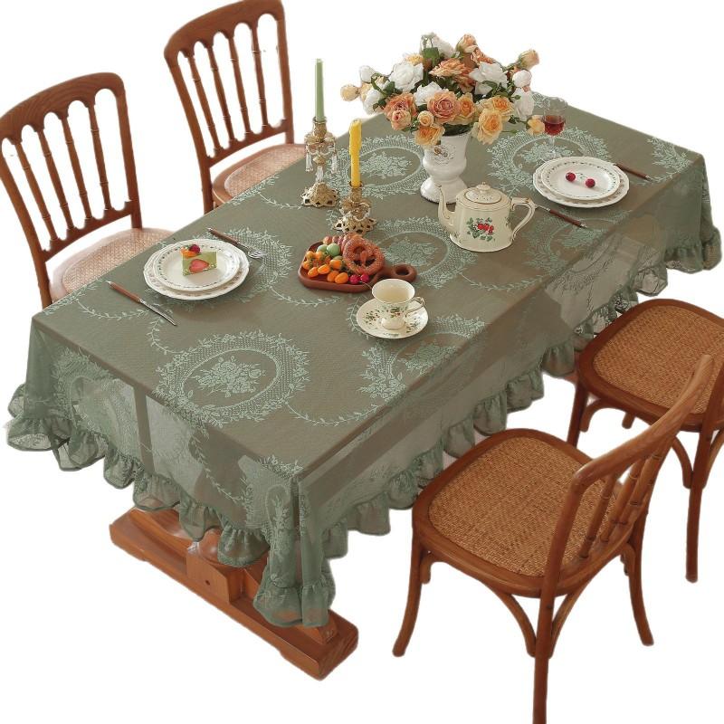 Lace Tablecloth Hollow Out Floral Table Cover Wedding Party Home Decor