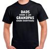 Dads Know a Lot Grandpas Know Everything Funny T Shirt Tee All Sizes and Colors
