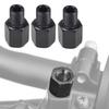 Mirror Conversion Adapter for Motorcycle,Mirror Adapter Extender Screws,4pcs Easy To Install Fixed,Higher Extender,Thread Adapter,Durable