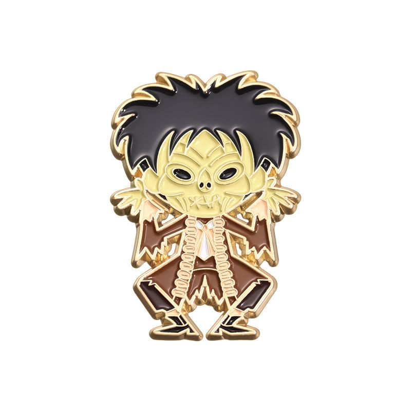 Alloy Cartoon Stylish Brooch Featuring Vibrant Colors And Multifunctional Design For All Genders