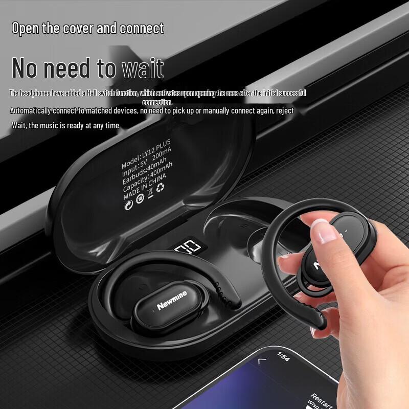 Newmine LY12Plus OWS Open-Ear Bluetooth Headphones