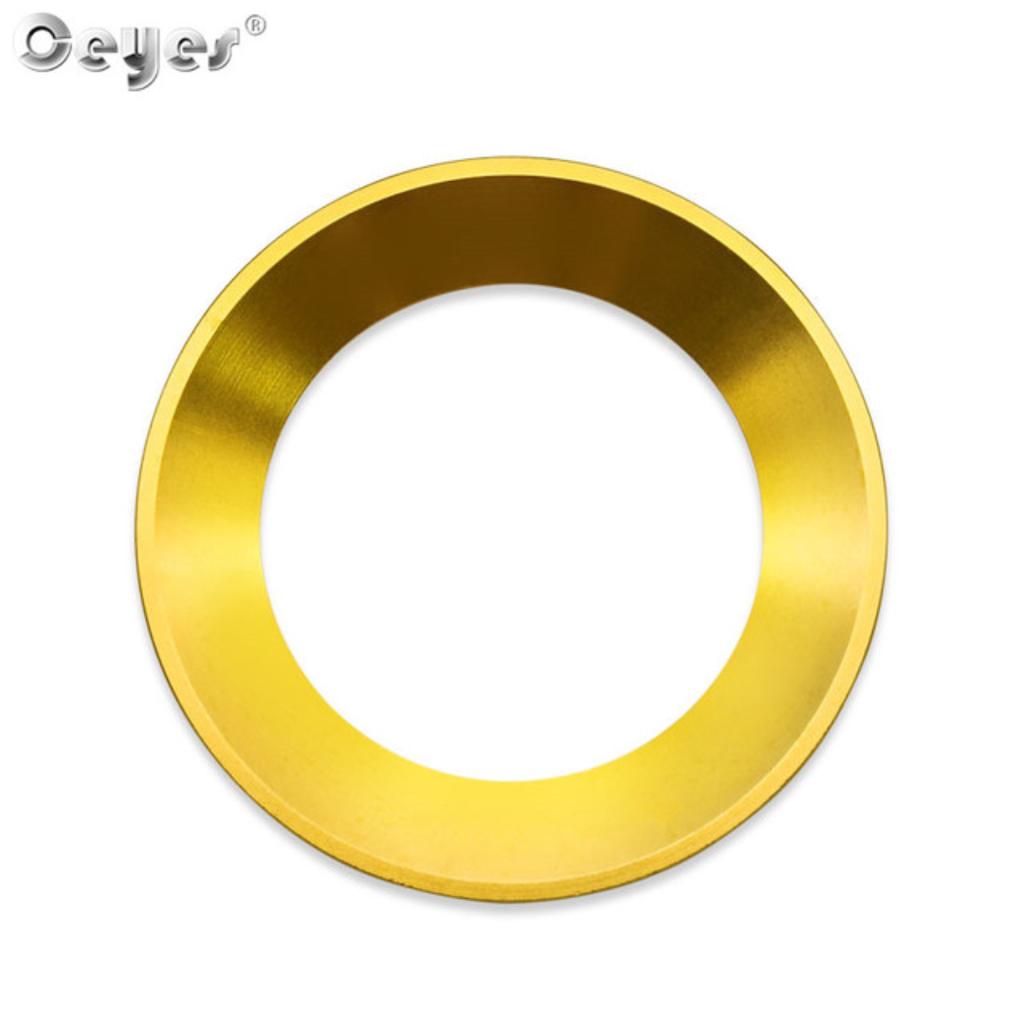 Интерьер автомобиля, эмблема рулевого колеса, 3D наклейка, стильная наклейка из алюминиевого сплава, чехол для G/olf 6 7 P/olo C/CT/iguan V/W