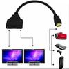 HDMI совместимый сплиттерный кабель видеопереключатель адаптер выходной концентратор X Box PS3 4 DVD HDTV ПК ноутбук телевизор HD 1080p 1 вход 2