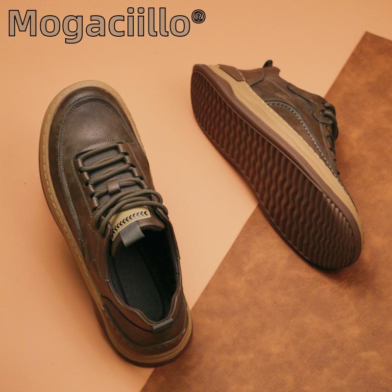 Fashion High Quality Oxford Shoes Wear-resistant Soles for Outdoor Hiking Leisure for Men's Versatile Men's Leather Business Shoes