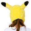 Sazac Fleece Kigurumi Cap, Pokémon Pikachu, TMY-027, One Size Fits All
