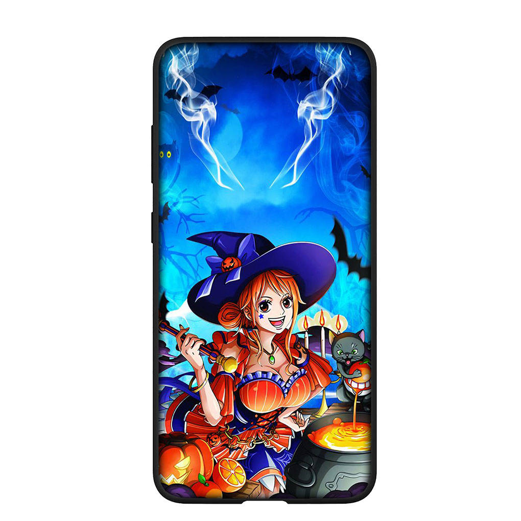 Чехол для телефона Samsung Galaxy S25 S24 S23 iPhone 16 15 Xiaomi Redmi Note 14 13 12 16E 11 Pro Max XR OPPO Moto Huawei Nami Poster Luffy One Piece Cover