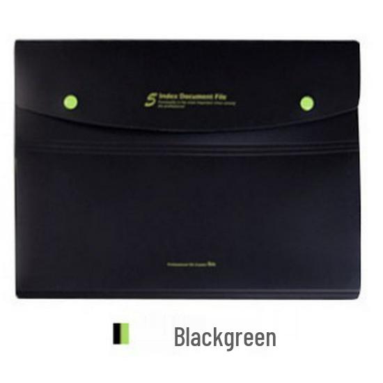 Большая папка-органайзер для документов и чеков на 5 отделений